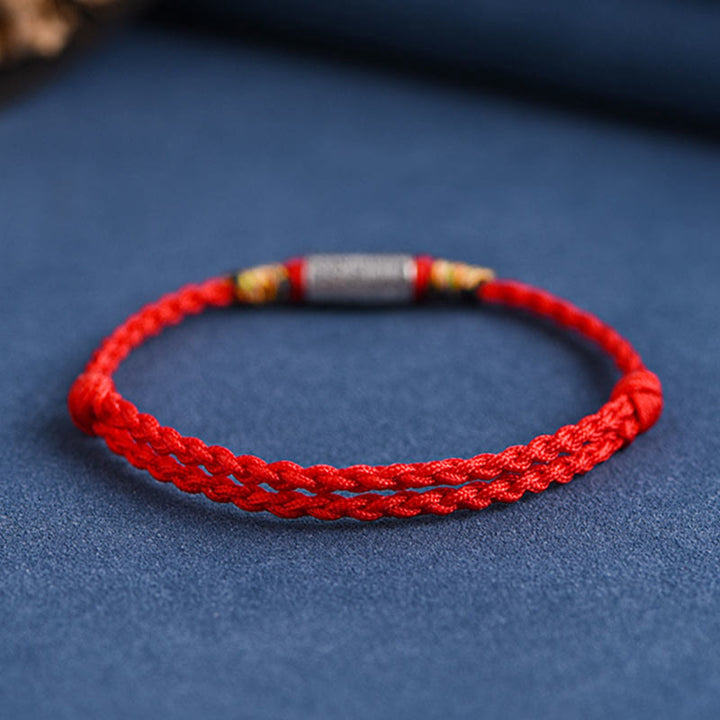 Buddha Stones ręcznie robione 925 srebro próby 925 wszystko idzie dobrze projekt ochrona siła bransoletka kostka - image 6