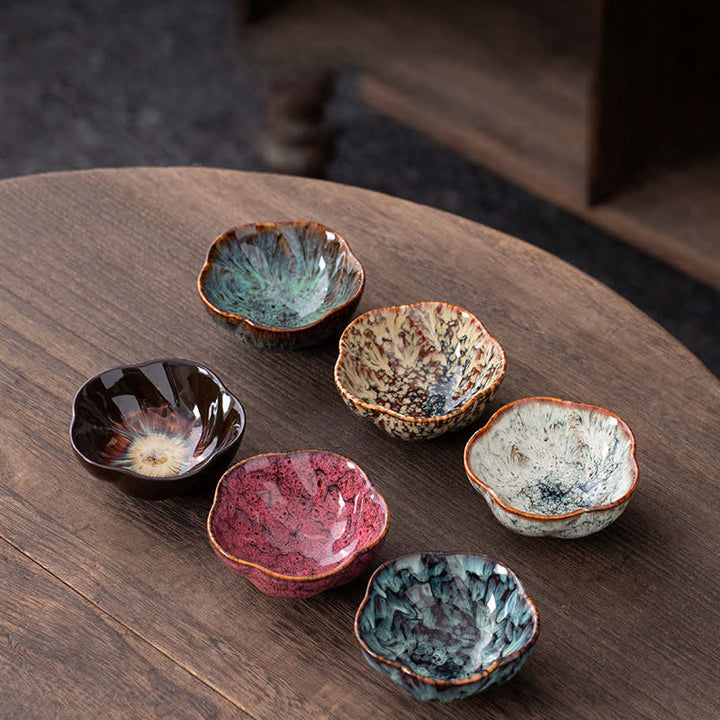 Buddha Stones Wzór Brzoskwiniowy Ceramiczny Filiżanka Do Herbaty Kwiat Filiżanki Do Herbaty