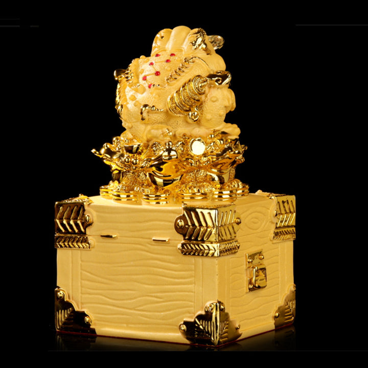 Buddha Stones Feng Shui Pieniądze Żaba Statua Szczęście Bogactwo Dekoracja