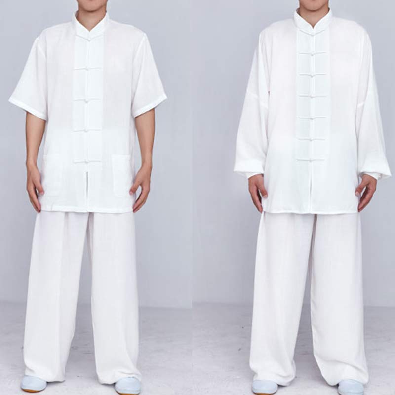 Buddha Stones Medytacja Zen Modlitwa Duchowa Tai Chi Qigong Praktyka Unisex Haft Odzież Zestaw - image 18