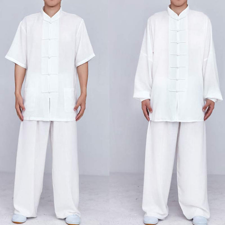 Buddha Stones Medytacja Zen Modlitwa Duchowa Tai Chi Qigong Praktyka Unisex Haft Odzież Zestaw - image 18