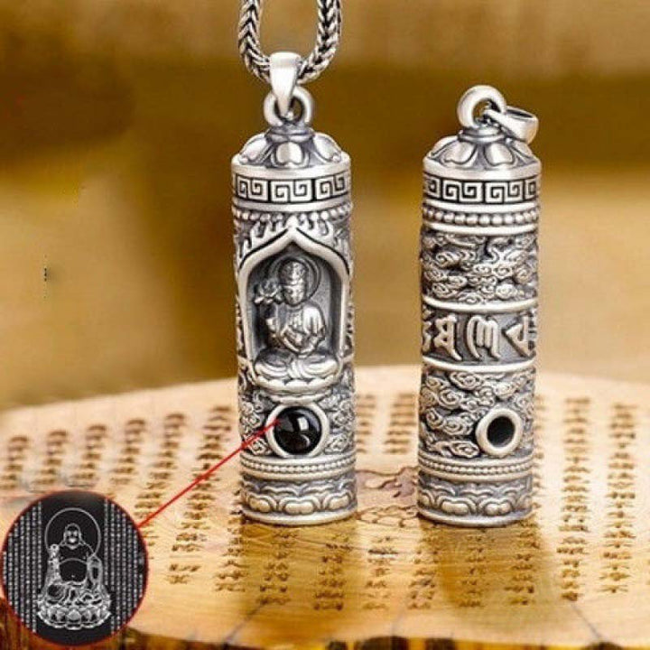Chiński zodiak natalny budda projekcja naszyjnik dobrobyt wisiorek - image 4