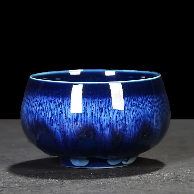 Buddha Stones Chińskie Jianzhan Glaze Kiln Change Ceramic Tea Cup Tenmoku Kung Fu Tea Cup