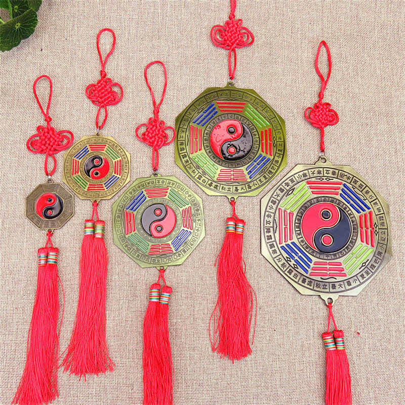 Feng Shui Bagua Mapa Chińskie Węzły Harmonii Energii Lustro - image 1
