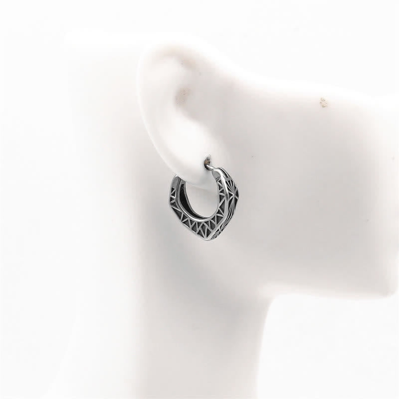 Kolczyki Viking Hoop Titanium Steel Balance - image 3