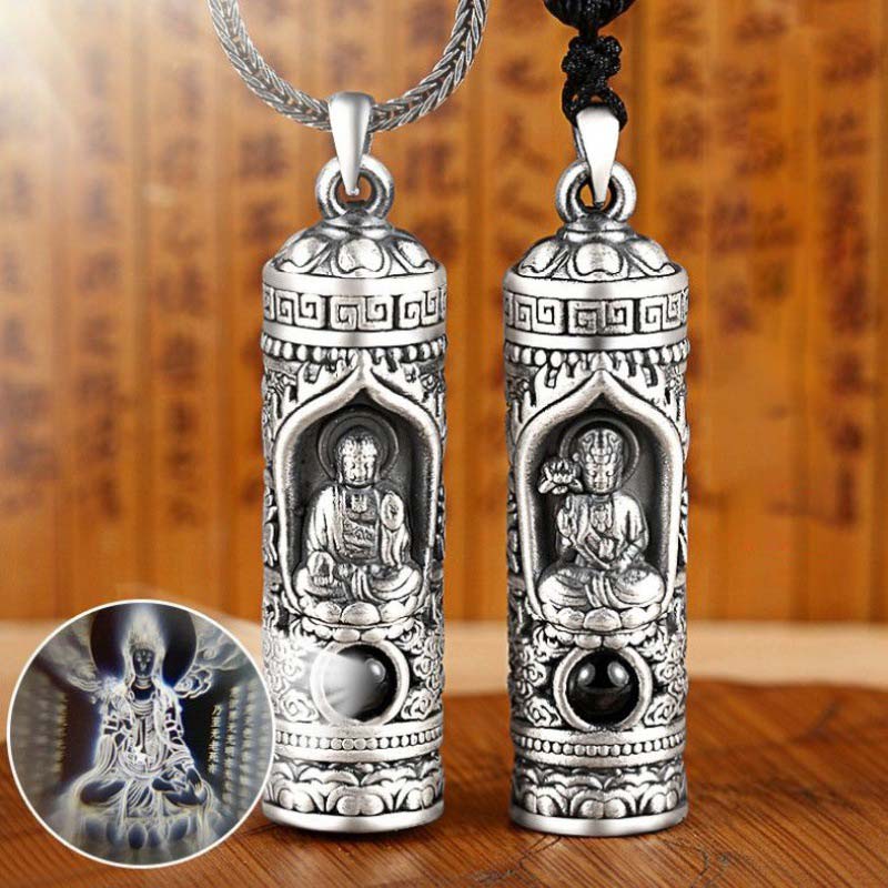 Chiński zodiak natalny budda projekcja naszyjnik dobrobyt wisiorek - image 15