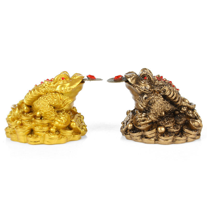 Buddha Stones FengShui Bogactwo Szczęśliwa Żaba Dekoracja
