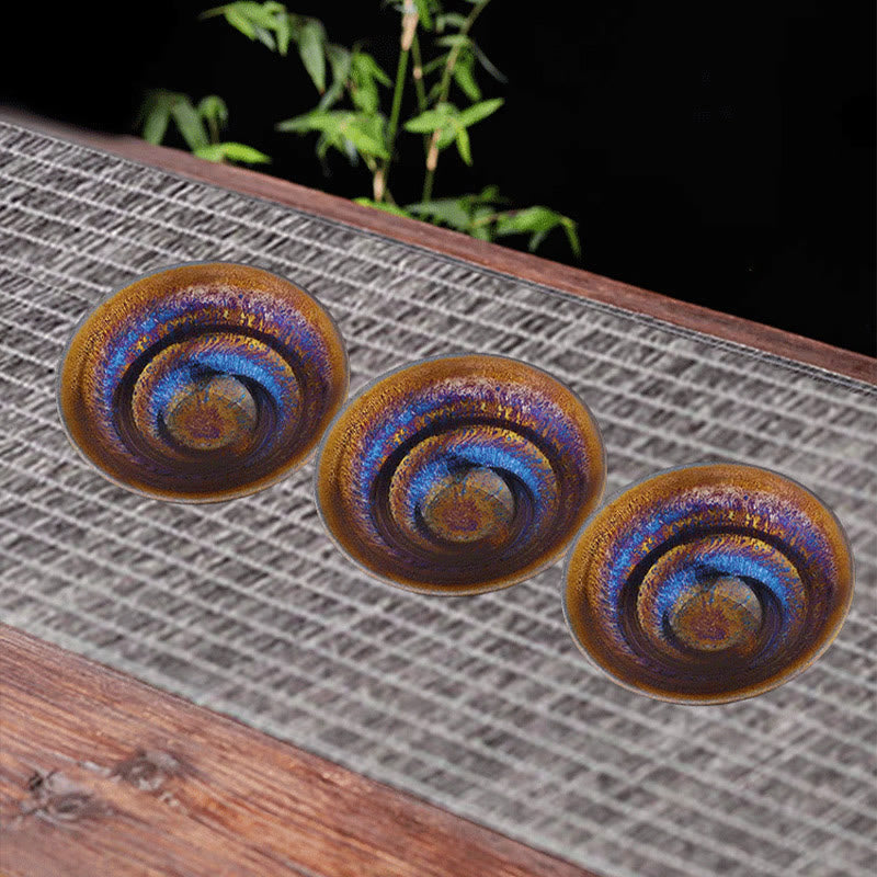 Buddha Stones chińskie Jianzhan kolorowe mleczne szkliwo ceramiczne filiżanka do herbaty Tenmoku Kung Fu filiżanka do herbaty