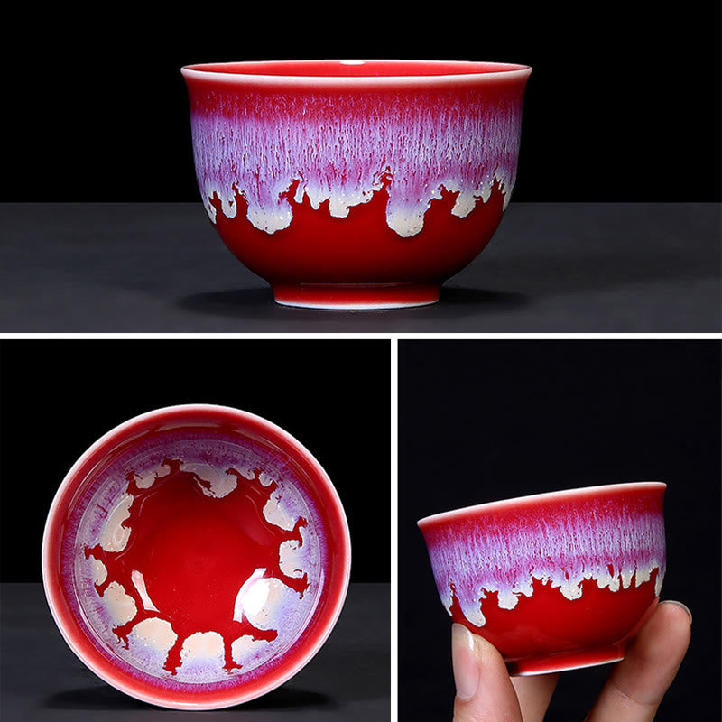 Buddha Stones Chińskie Jianzhan Glaze Kiln Change Ceramic Tea Cup Tenmoku Kung Fu Tea Cup