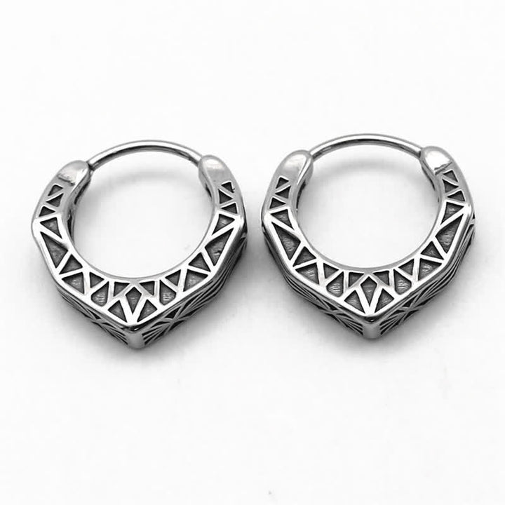 Kolczyki Viking Hoop Titanium Steel Balance - image 5