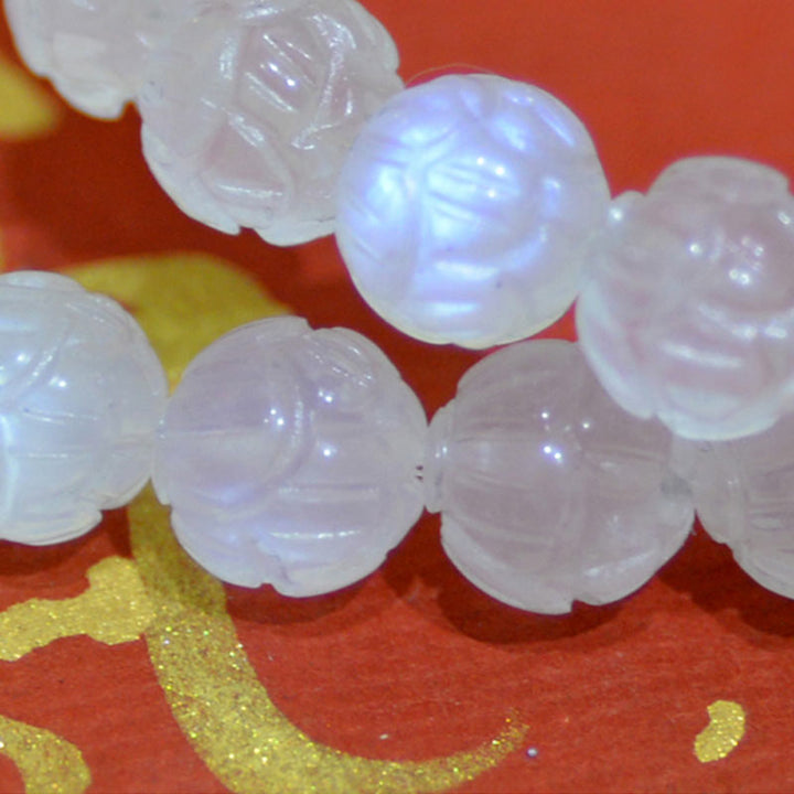 Bransoletka Buddha Stones Natural Moonstone Lotus Love