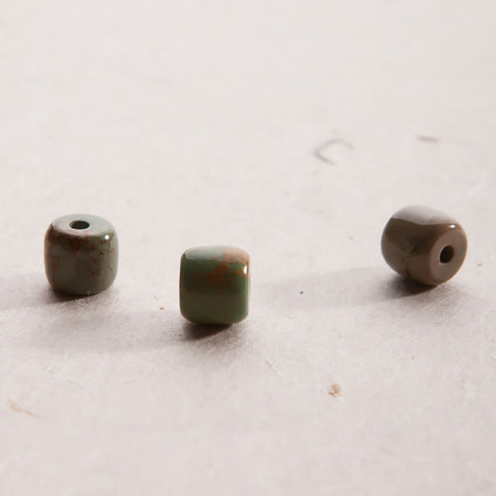 Buddha Stones 108 Koraliki Mala 925 Srebro Sterling Cytryn Sandałowiec Turkus Ochrona Bransoletka Dobrobytu - image 20