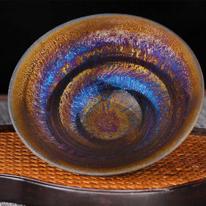 Buddha Stones chińskie Jianzhan kolorowe mleczne szkliwo ceramiczne filiżanka do herbaty Tenmoku Kung Fu filiżanka do herbaty