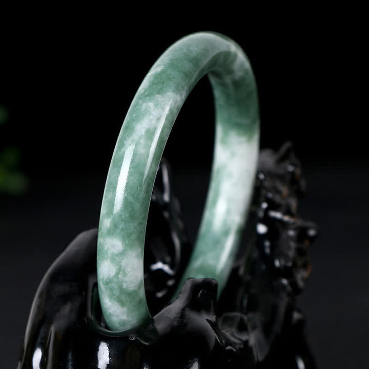 Bransoletka z naturalnego jadeitu , Buddha Stones , szczęścia i obfitości