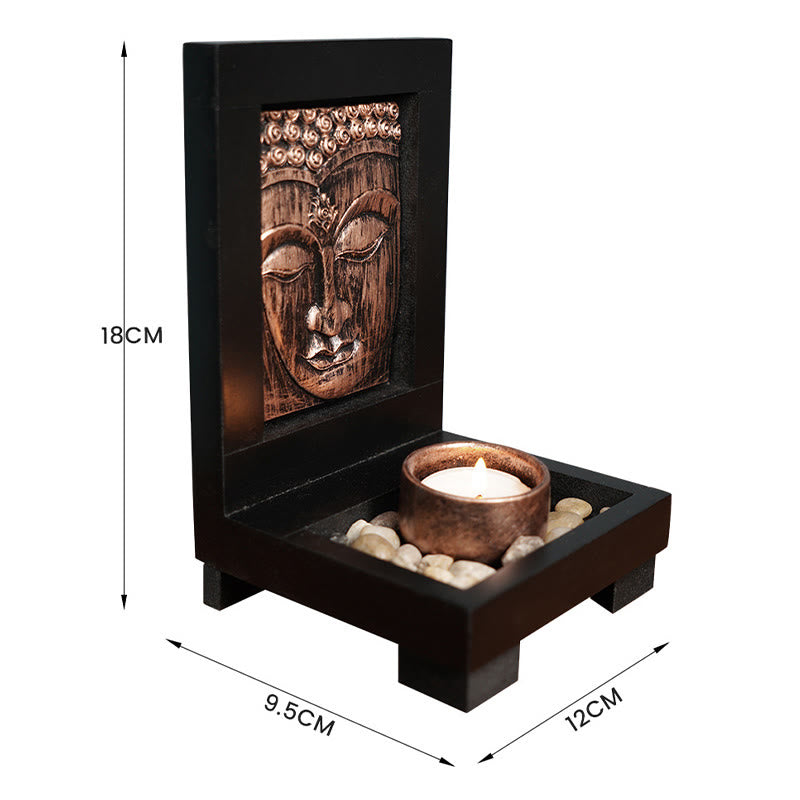 Buddha Stones Budda Współczucie Spokój Dom Modlitwa Ołtarz Zen Dekoracja - image 9