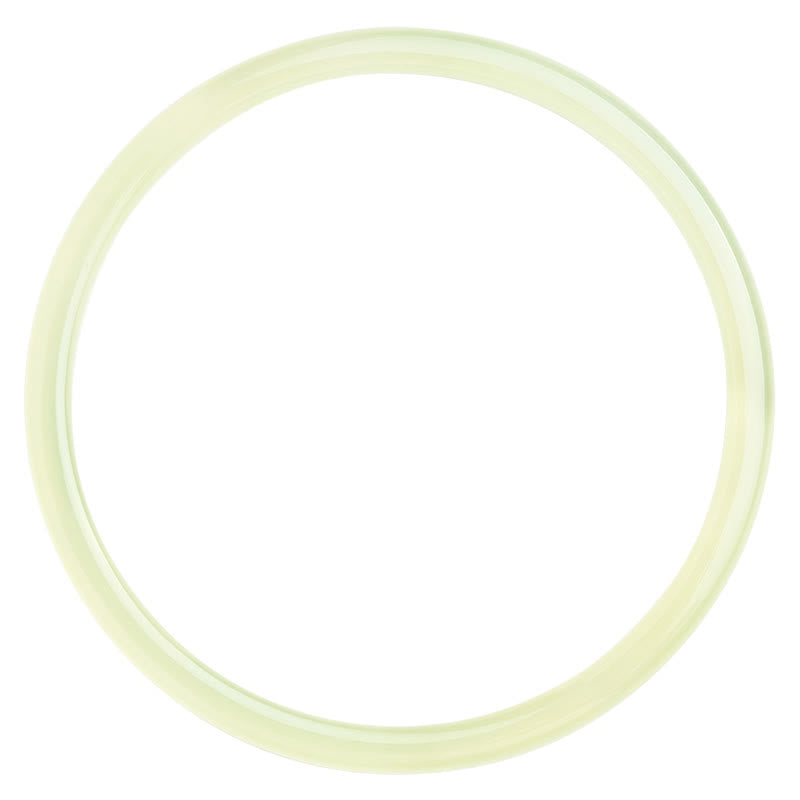 Buddha Stones Naturalny Zielony Chalcedon Siła Odwaga Bransoletka Mankiet Bangle