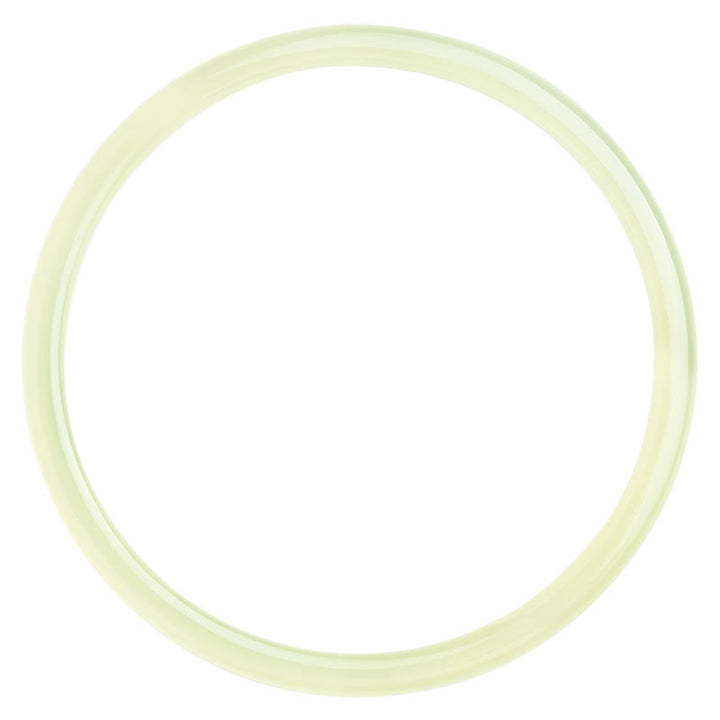 Buddha Stones Naturalny Zielony Chalcedon Siła Odwaga Bransoletka Mankiet Bangle