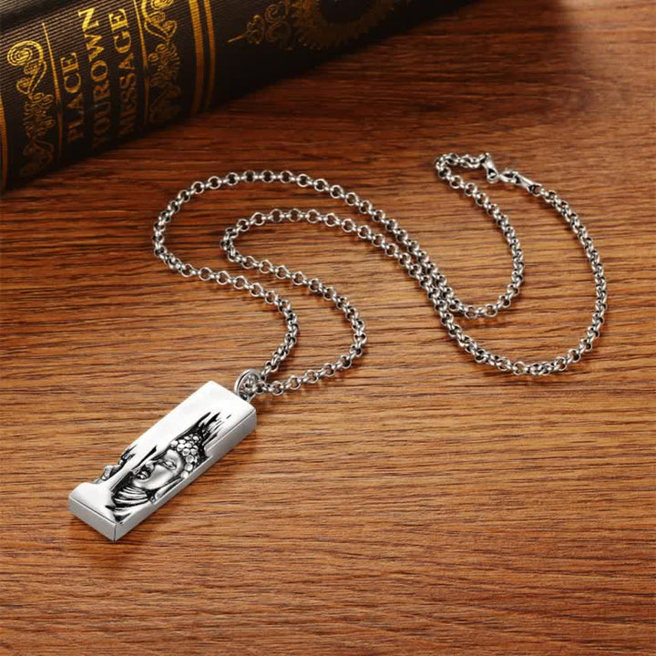 Naszyjnik z wisiorkiem w stylu vintage, Buddha Stones Tathagata Budda, amulet ochronny, szczęście - image 14