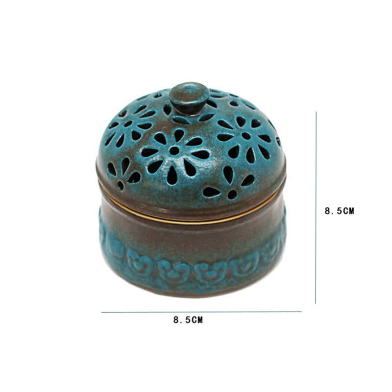 Buddha Stones Mini Puste Duchowe Medytacje Ceramiczne Małe Kadzielnice Dekoracja