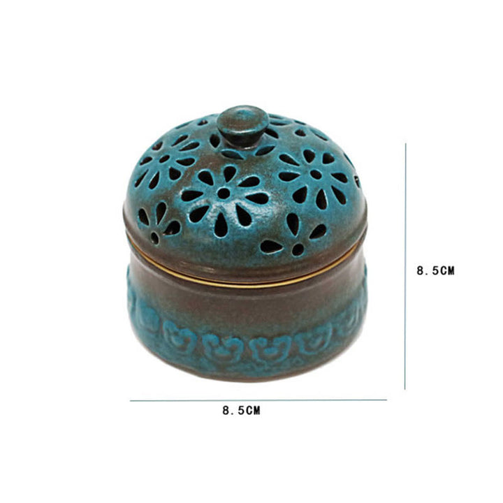 Buddha Stones Mini Puste Duchowe Medytacje Ceramiczne Małe Kadzielnice Dekoracja