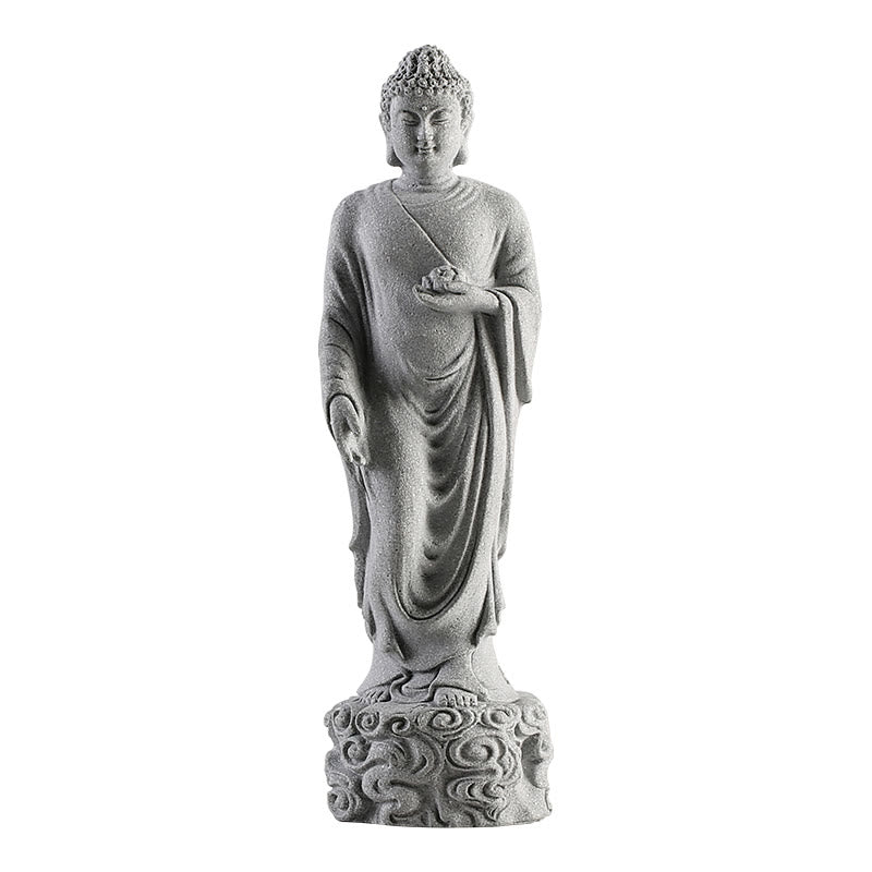 Medytacja Buddha Stones Buddy Budda Pomyślne chmury Projekt Spokój Dekoracja domu - image 11
