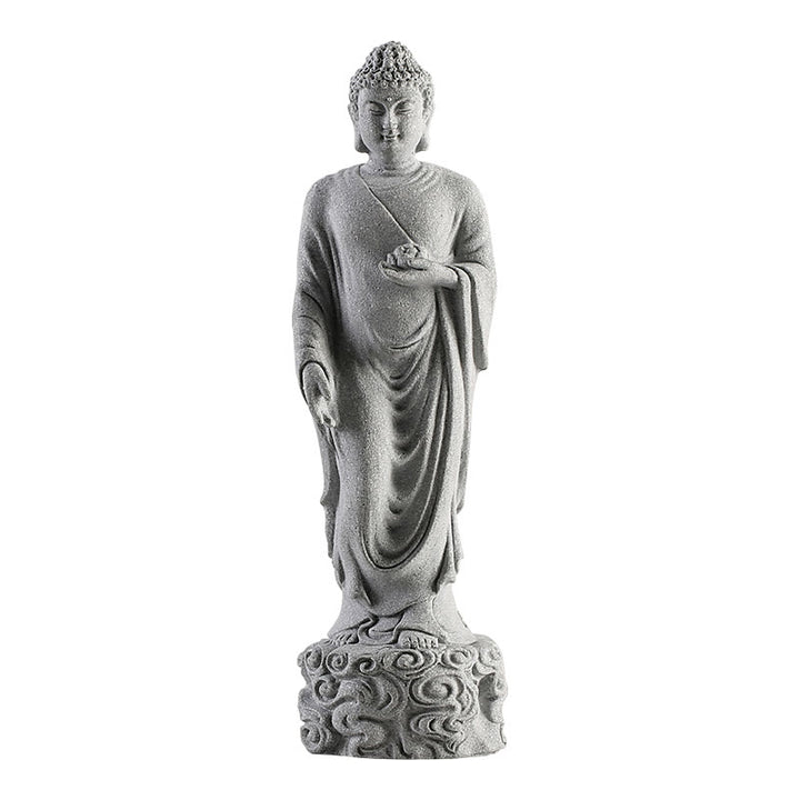Medytacja Buddha Stones Buddy Budda Pomyślne chmury Projekt Spokój Dekoracja domu - image 11