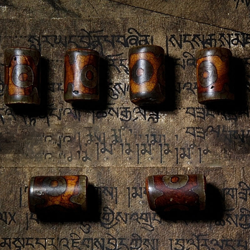 Buddha Stones Tybet 108 Mala Koraliki Bodhi Seed Bagua Vajra Bransoletka bogactwa