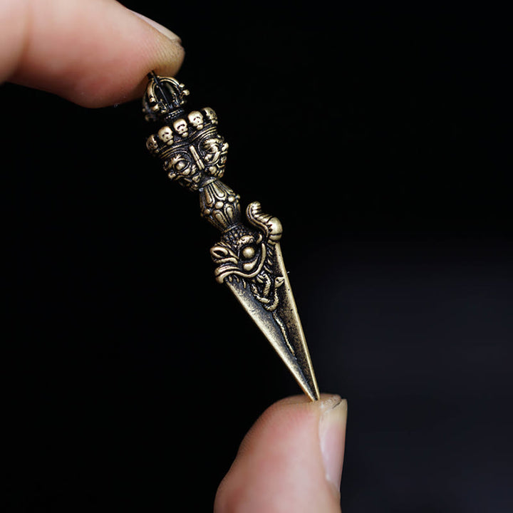 Buddha Stones Tybet Dorje Vajra Grawerowane Duchowe Mocy Wisząca Dekoracja