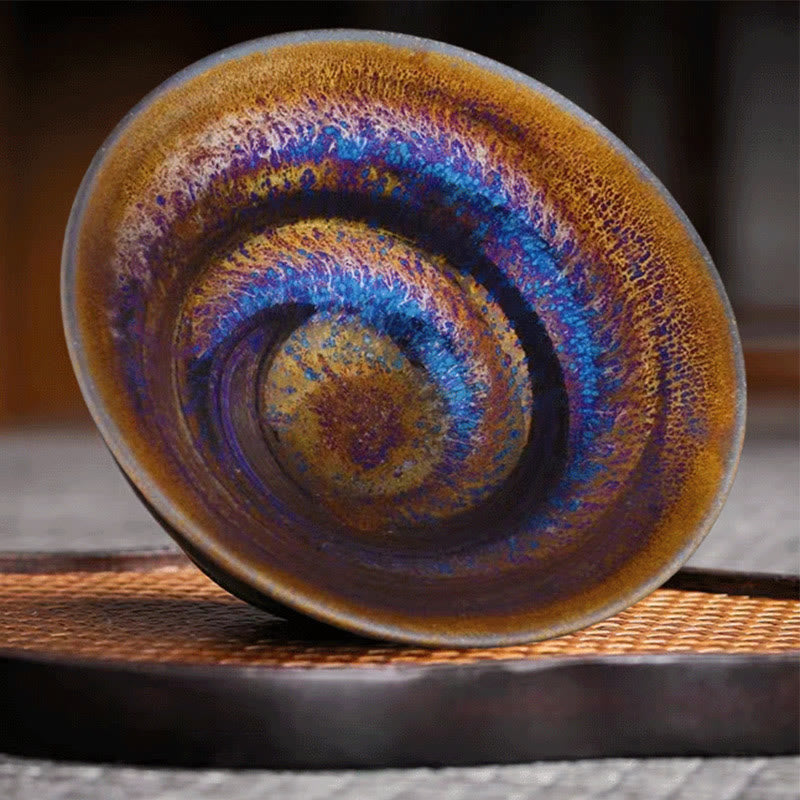 Buddha Stones chińskie Jianzhan kolorowe mleczne szkliwo ceramiczne filiżanka do herbaty Tenmoku Kung Fu filiżanka do herbaty