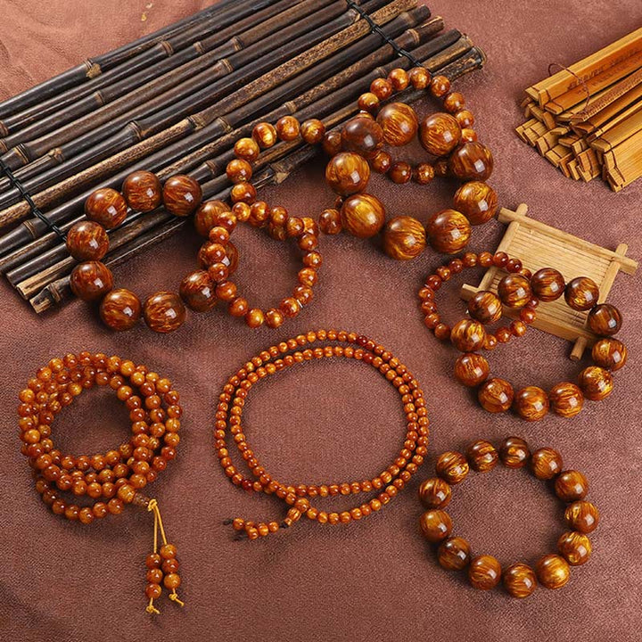 Buddha Stones Złota Morska Wierzba Sukces Pozytywna Bransoletka Mala - image 1