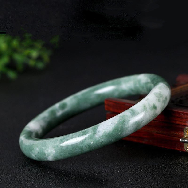 Bransoletka z naturalnego jadeitu , Buddha Stones , szczęścia i obfitości