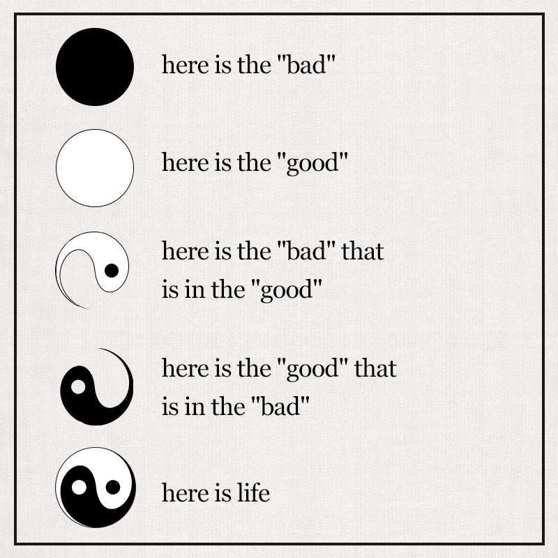 Buddha Stones 2szt Yin Yang Hematyt Bransoletka dla Par - image 4
