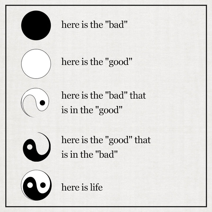 Buddha Stones 2szt Yin Yang Hematyt Bransoletka dla Par - image 4