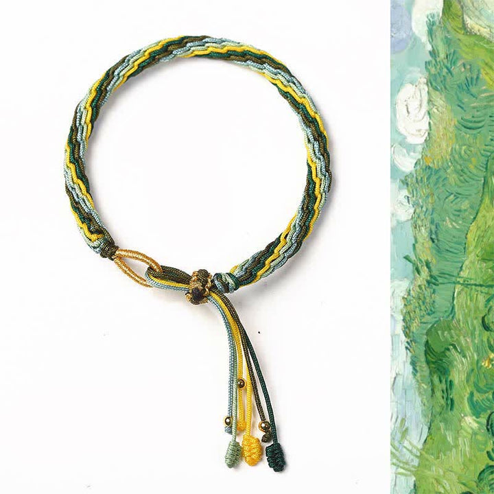 Bransoletka ochronna ze sznurka Reincarnation Knot Luck String