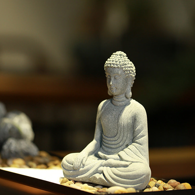 Buddha Stones Siedząca Medytacja Budda Błogosławieństwo Współczucie Dekoracja