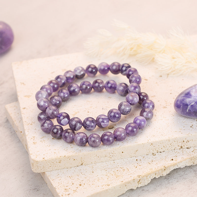 Buddha Stones Bransoletka Oczyszczająca Ametyst