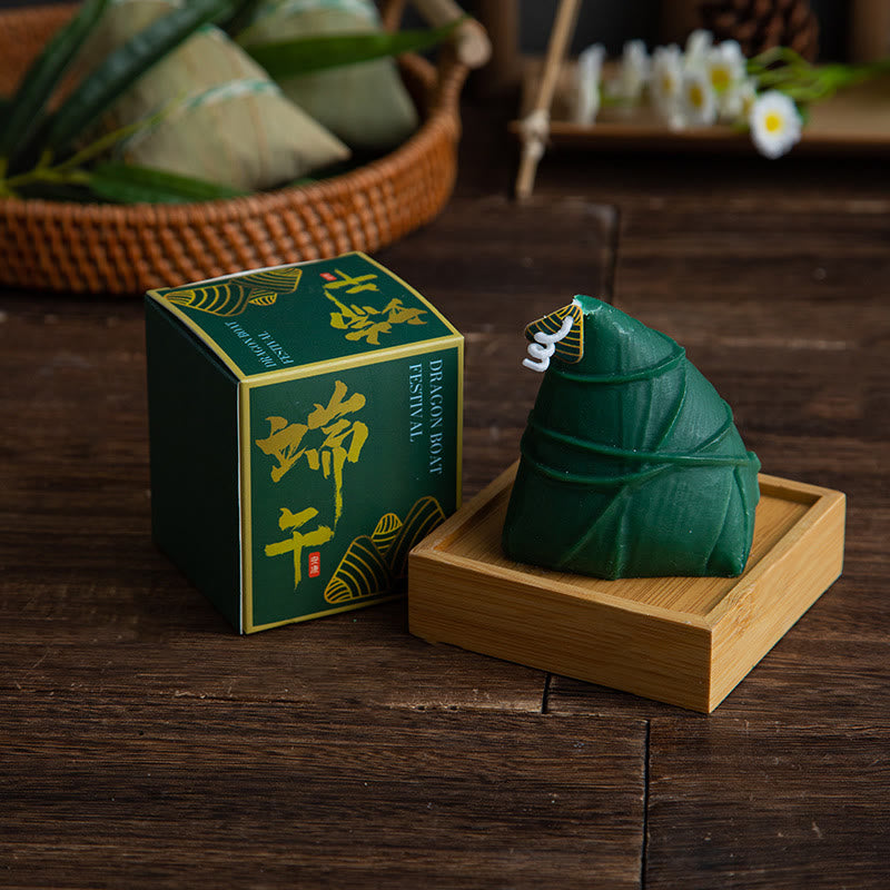 Buddha Stones , Festiwal Smoczych Łodzi, Wzór Zongzi, Świeca Zapachowa, Prezent Dla Rodziny, Przyjaciół