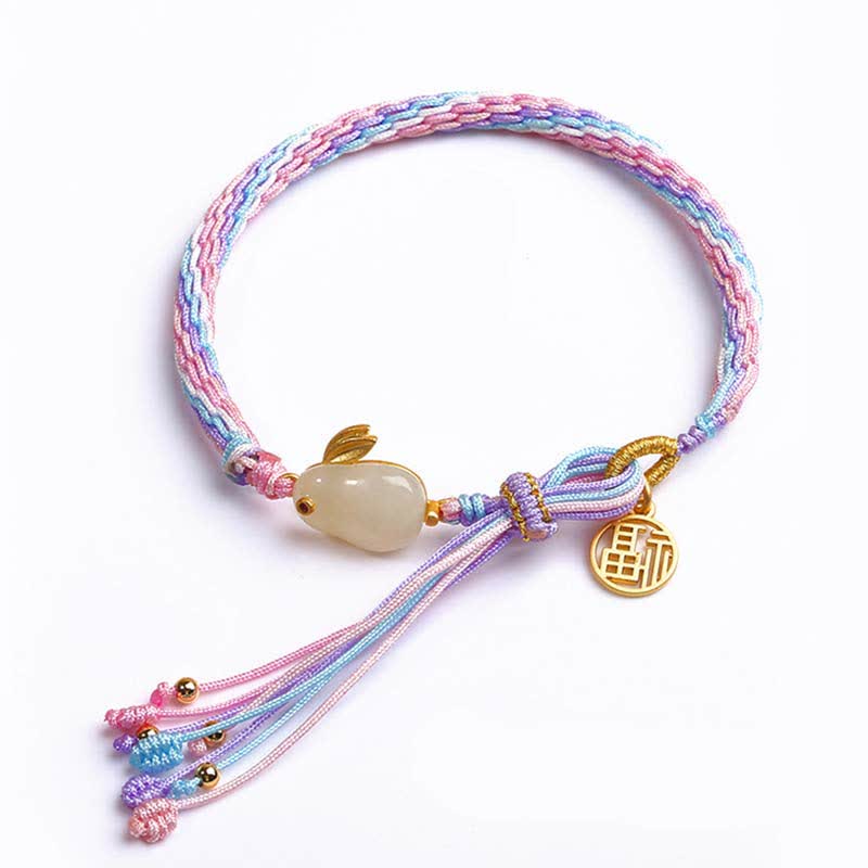Bransoletka ochronna ze sznurka Reincarnation Knot Luck String