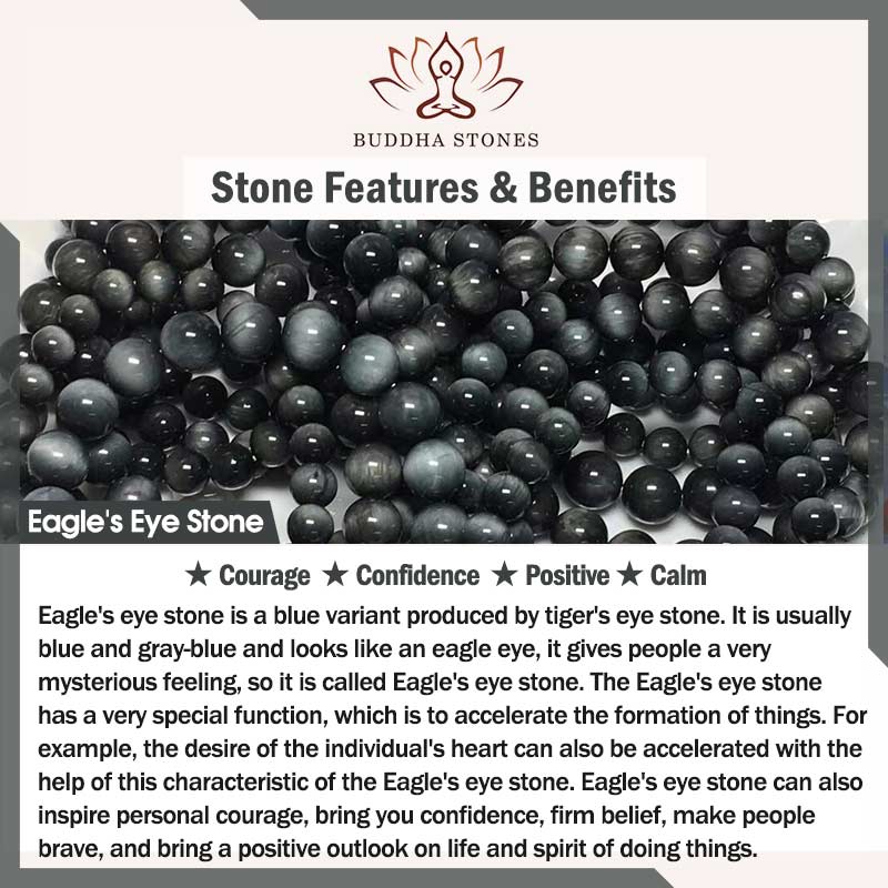 Buddha Stones Naturalny Kamień Orle Oko Hetian Jade Bransoletka PiXiu Confidence