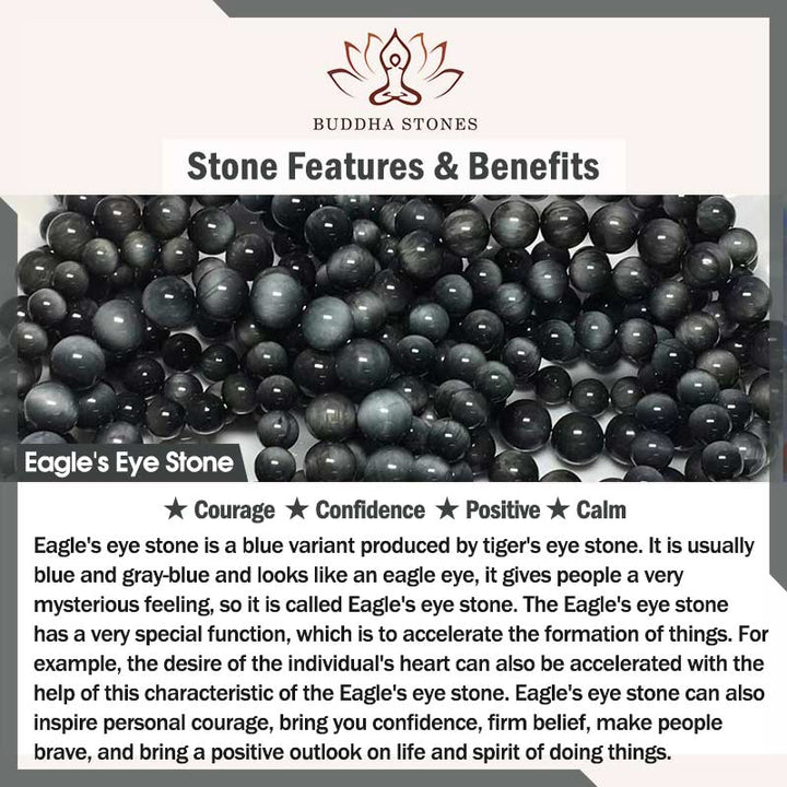 Buddha Stones Naturalny Kamień Orle Oko Hetian Jade Bransoletka PiXiu Confidence