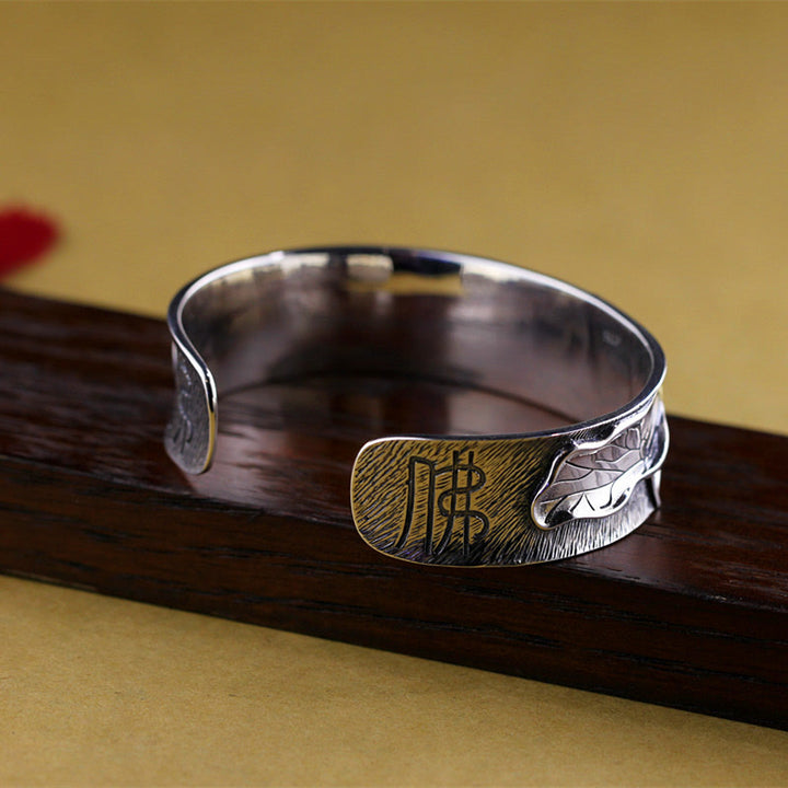 Bransoletka Buddha Stones 925 Sterling Silver Lotus Flower Calm z regulacją