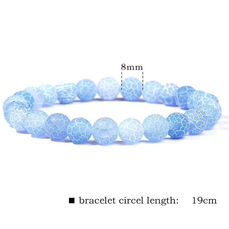 Bransoletka z koralików Natural Agat Stone Crystal Balance