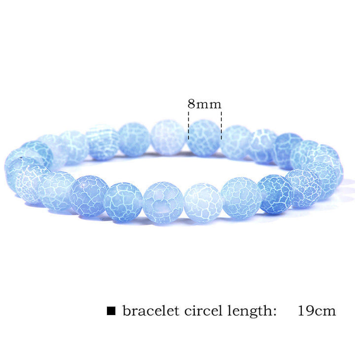 Bransoletka z koralików Natural Agat Stone Crystal Balance