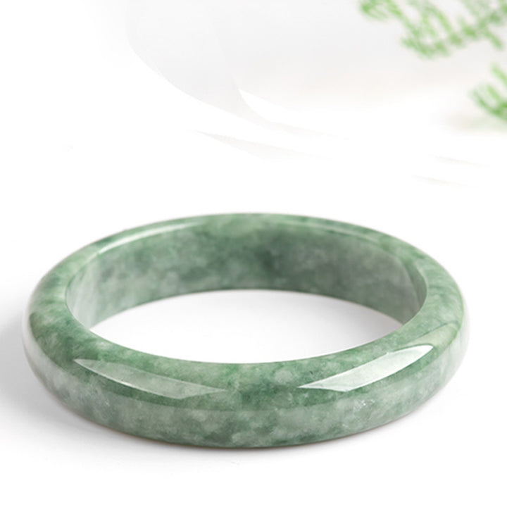Bransoletka z naturalnego jadeitu , Buddha Stones , szczęścia i bogactwa