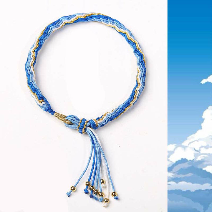 Bransoletka ochronna ze sznurka Reincarnation Knot Luck String