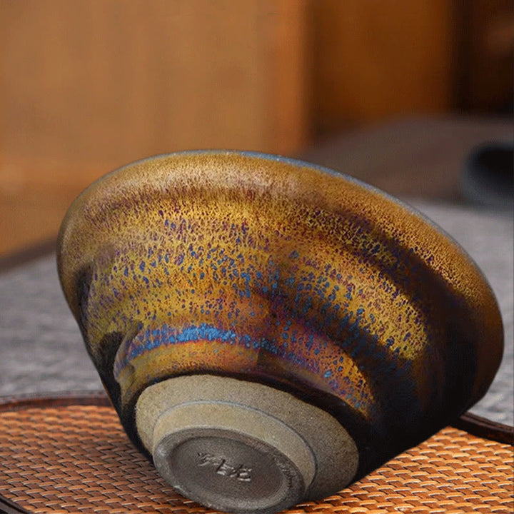 Buddha Stones chińskie Jianzhan kolorowe mleczne szkliwo ceramiczne filiżanka do herbaty Tenmoku Kung Fu filiżanka do herbaty