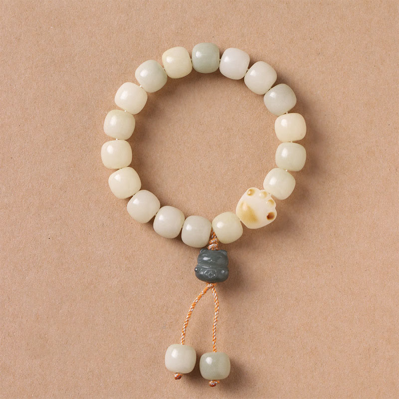 Buddha Stones Szczęścia Kot Bodhi Nasiona Kocia Łapa Bransoletka Pokoju - image 4