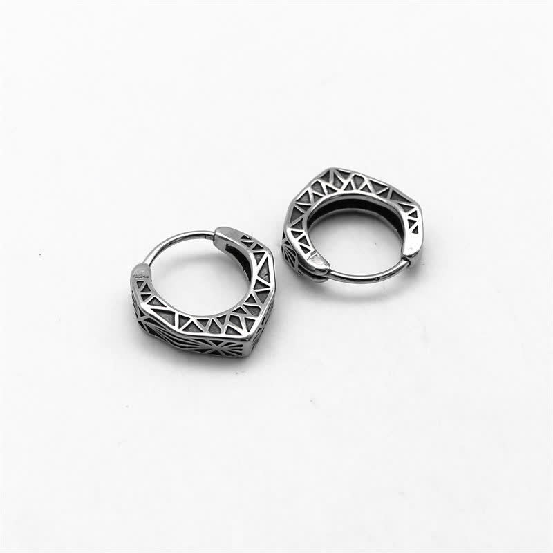 Kolczyki Viking Hoop Titanium Steel Balance - image 9