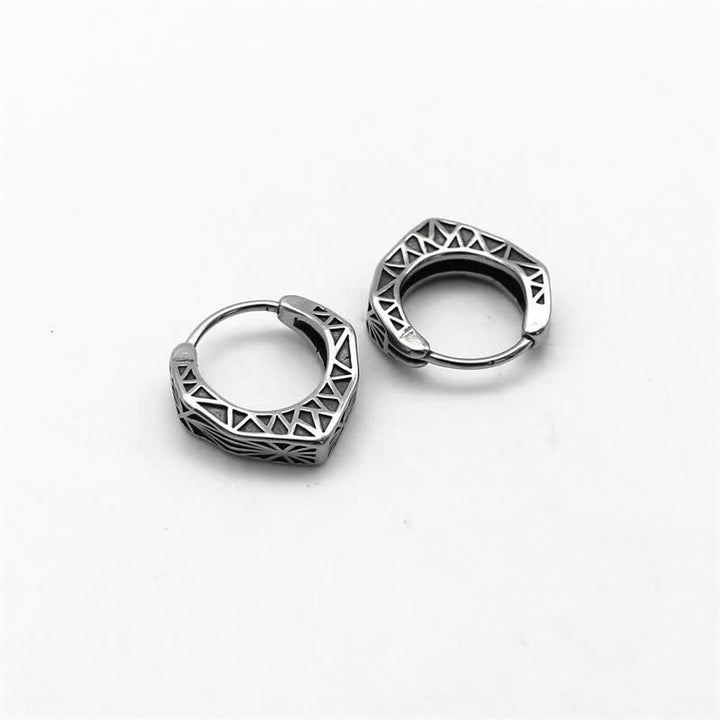 Kolczyki Viking Hoop Titanium Steel Balance - image 9
