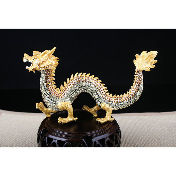Buddha Stones Ręcznie Robione Feng Shui Smok Szczęście Sukces Dekoracja Domu